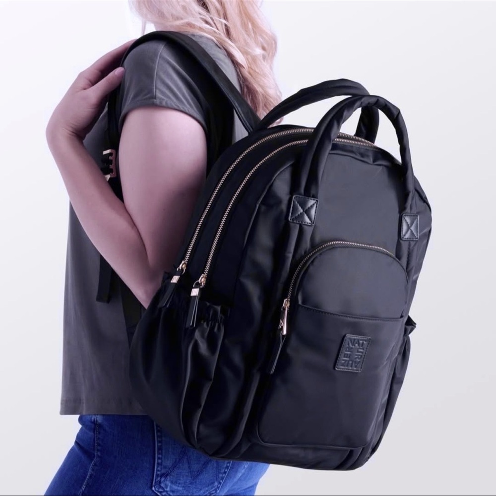 Naturalizer Navy Blue Laptop Backpack